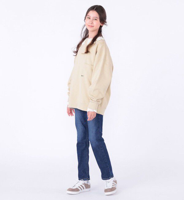 SHIPS KIDS「【WEB限定】SHIPS KIDS:100～160cm / NEW マイクロ ロゴ スウェット」|スウェット・ジャージ|