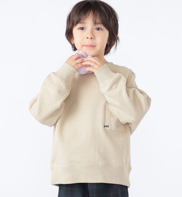 SHIPS KIDS「【WEB限定】SHIPS KIDS:100～160cm / NEW マイクロ ロゴ スウェット」|スウェット・ジャージ|