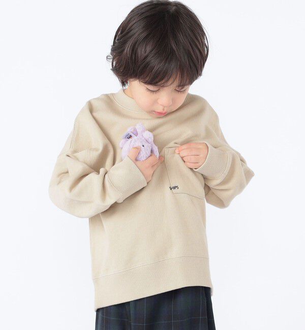 SHIPS KIDS「【WEB限定】SHIPS KIDS:100～160cm / NEW マイクロ ロゴ スウェット」|スウェット・ジャージ|