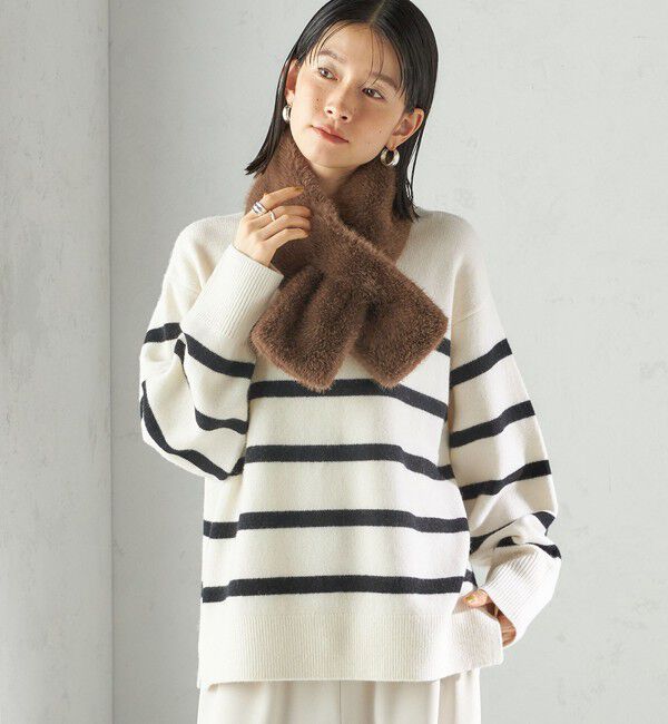 SHIPS for women「〈手洗い可能〉フェイク ファー マフラー」|マフラー|