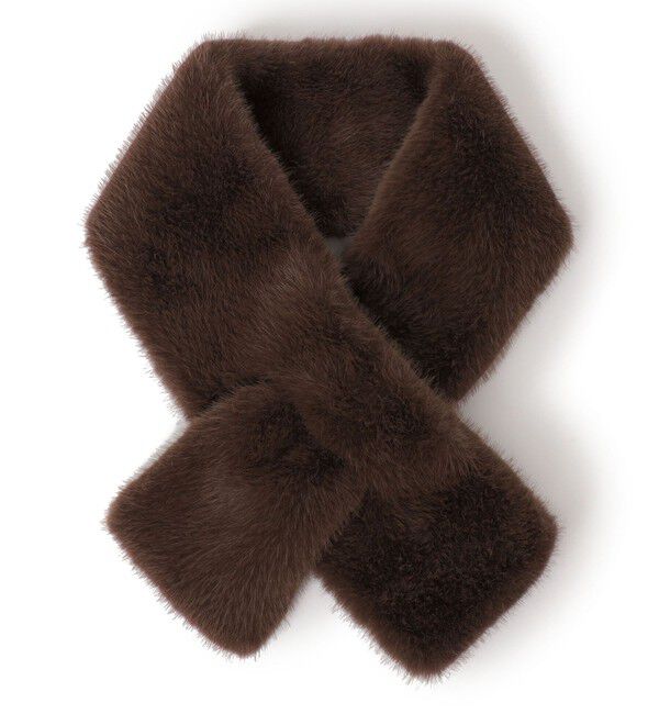 SHIPS for women「〈手洗い可能〉フェイク ファー マフラー」|マフラー|