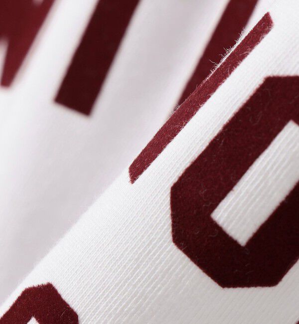 SHIPS Colors 「SHIPS Colors:〈洗濯機可能〉フロッキー プリント ロゴTシャツ（ロンT）◇」|Tシャツ・カットソー|