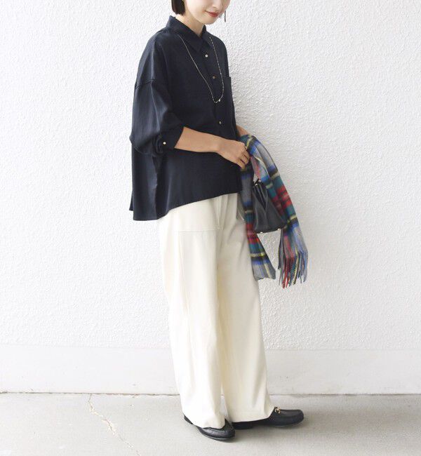 SHIPS for women「〈手洗い可能〉両面起毛 ポケット デザイン ドロスト パンツ」|その他|