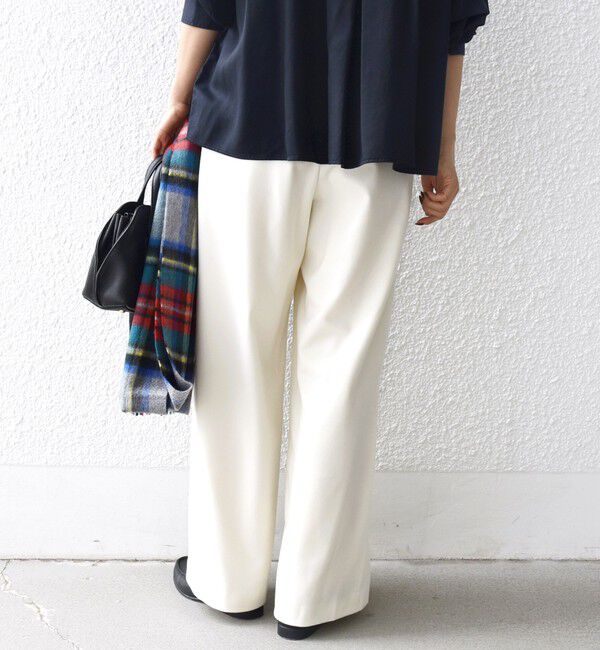 SHIPS for women「〈手洗い可能〉両面起毛 ポケット デザイン ドロスト パンツ」|その他|