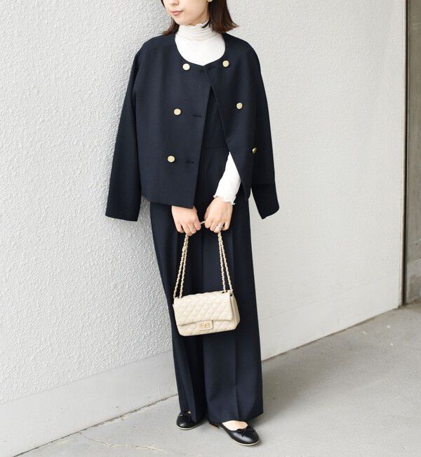 SHIPS Colors 「SHIPS Colors:〈手洗い可能〉ポリエステル/リネン スラブ オールインワン◇」|オールインワン|