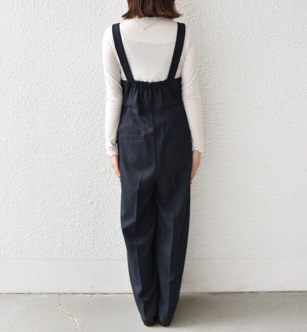 SHIPS Colors 「SHIPS Colors:〈手洗い可能〉ポリエステル/リネン スラブ オールインワン◇」|オールインワン|