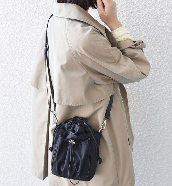 SHIPS Colors 「【WEB限定】SHIPS Colors:ナイロン ギャザー ミニ ショルダーバッグ◇」|ショルダー・メッセンジャー|