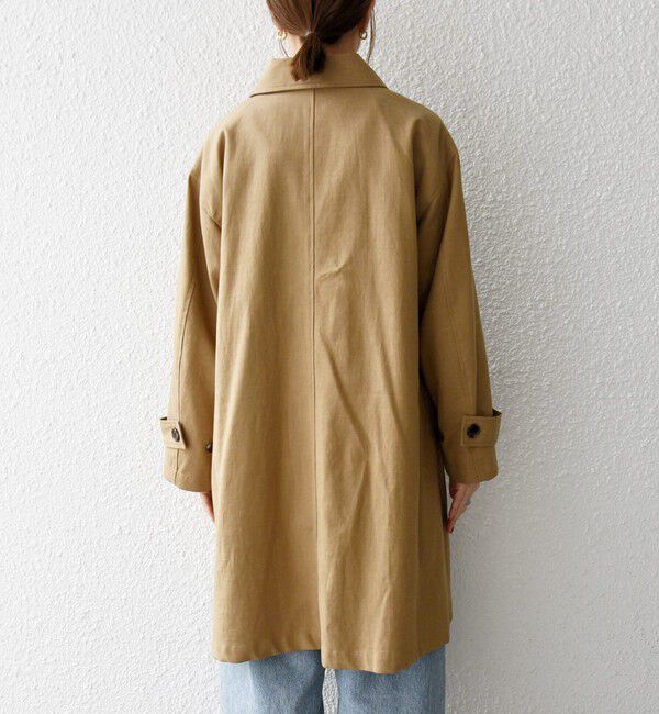 SHIPS any「SHIPS any:〈手洗い可能〉オーバー フレア ステンカラー コート」|ステンカラーコート|