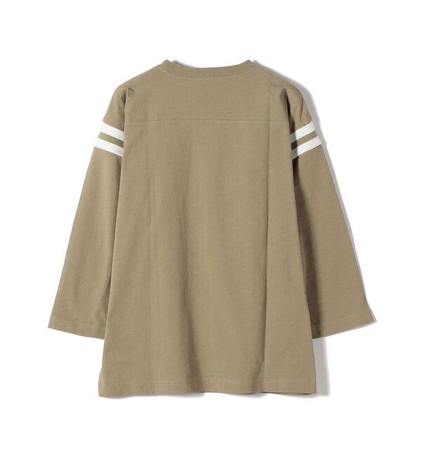 SHIPS for women「NINE CASE:〈洗濯機可能〉七分袖 フットボール TEE」|Tシャツ・カットソー|