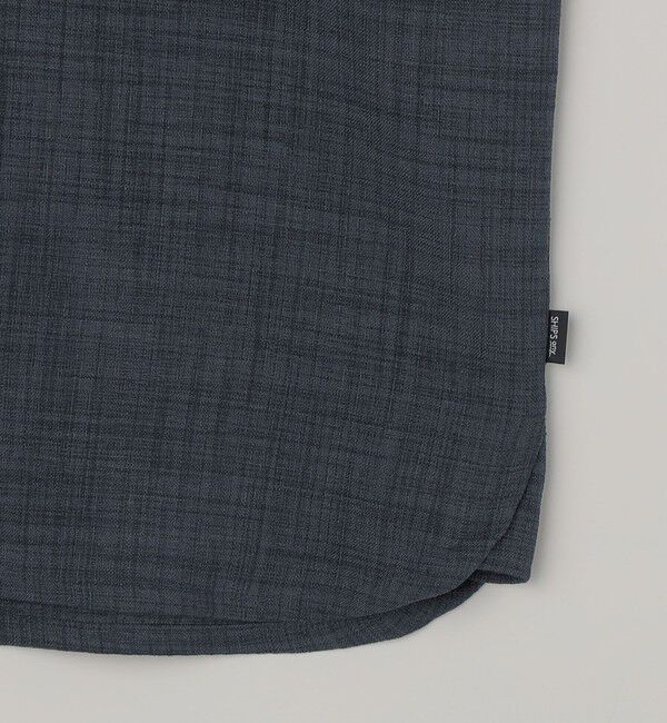 SHIPS any「SHIPS any:〈UVカット〉FUTURE LINEN CANVAS リネンライク デザイン リブ ポケット Tシャツ◇」|Tシャツ・カットソー|