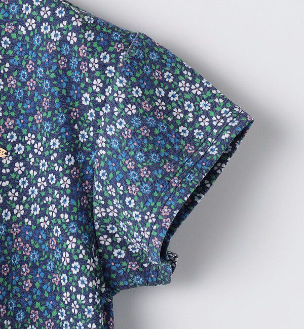 SHIPS KIDS「SHIPS KIDS:140～150cm / フラワー ポロシャツ ワンピース」|ワンピース|