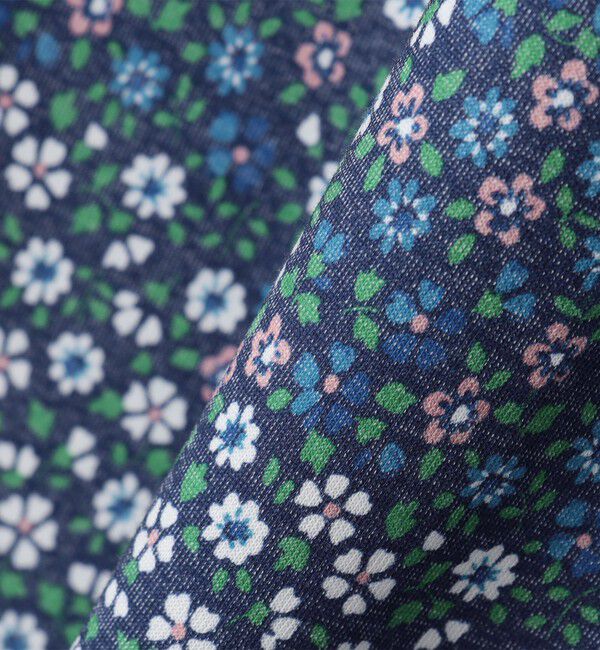 SHIPS KIDS「SHIPS KIDS:140～150cm / フラワー ポロシャツ ワンピース」|ワンピース|