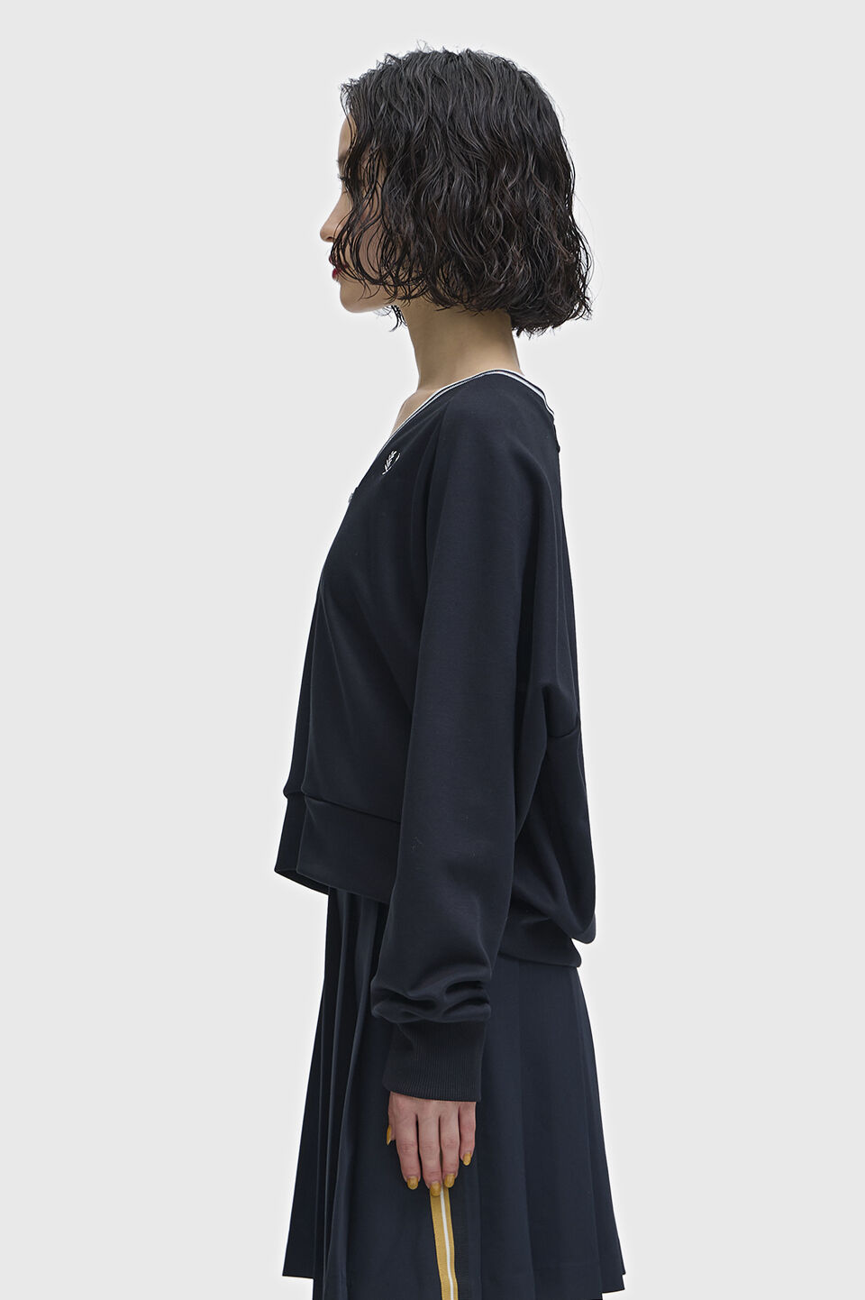 FRED PERRY 「Sheer Tipped Sweatshirt Cardigan」|カーディガン|