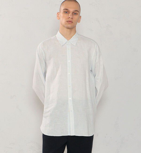 GALERIE VIE「リネンレギュラーカラーシャツ」|シャツ・ブラウス|