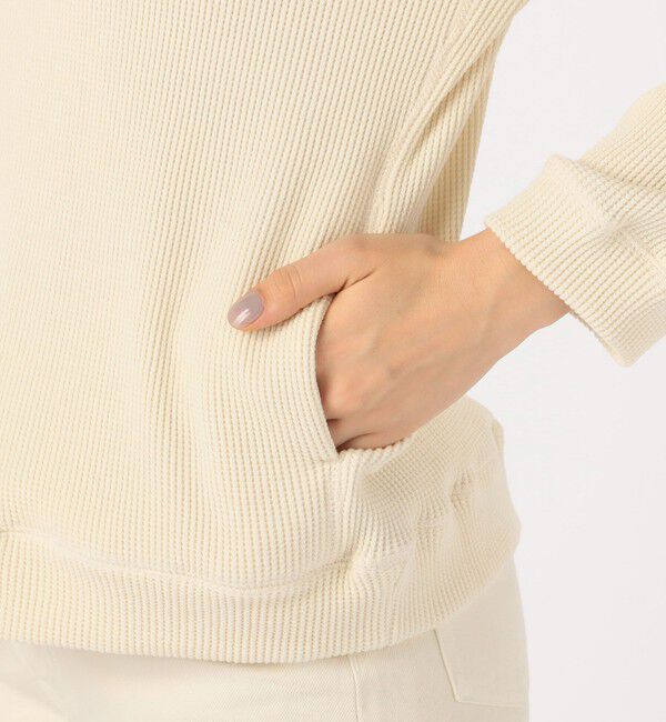 GALERIE VIE「ウールコットンワッフル ラウンドネックプルオーバー」|Tシャツ・カットソー|