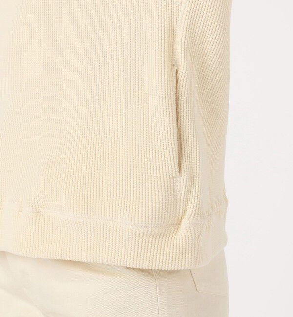 GALERIE VIE「ウールコットンワッフル ラウンドネックプルオーバー」|Tシャツ・カットソー|