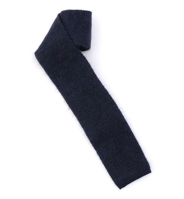 TOMORROWLAND GOODS「Bleck ウールナイロン ニットタイ」|ネクタイ・蝶ネクタイ|67 ダークブルー