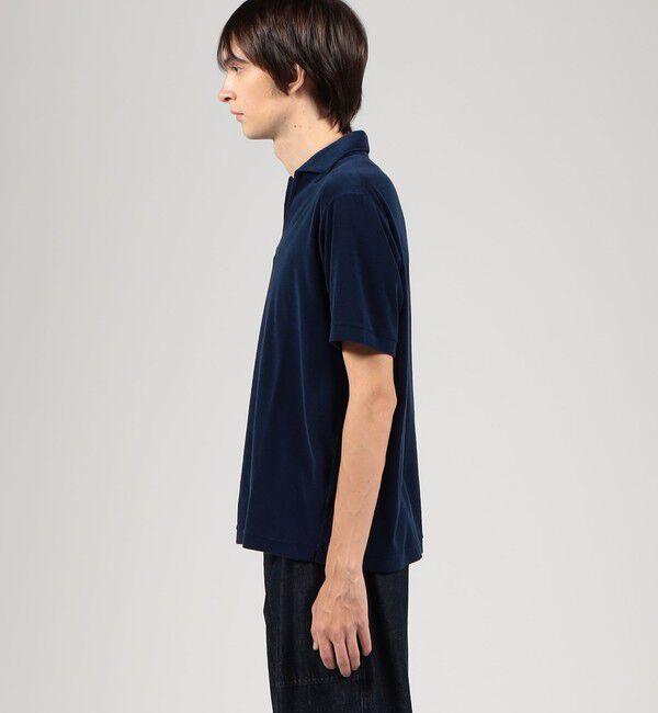 TOMORROWLAND MENS「スビンパイル スキッパーポロシャツ」|ポロシャツ|