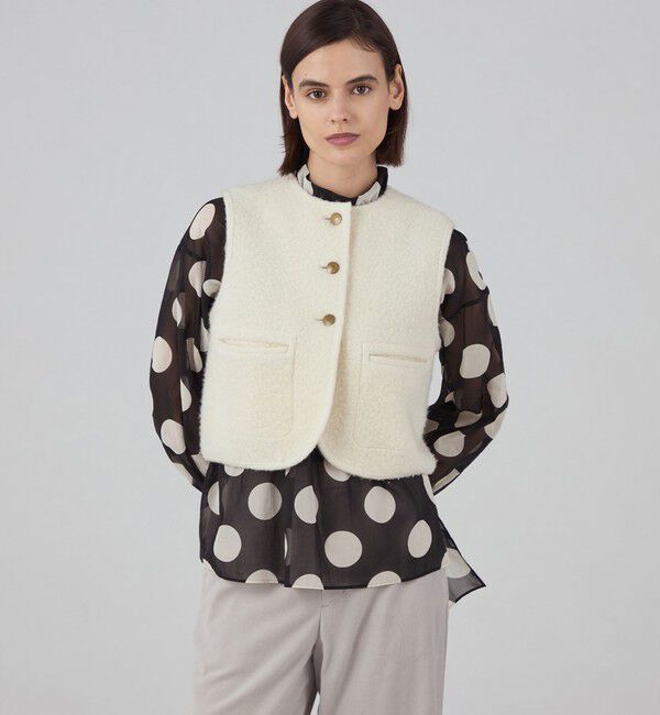 TOMORROWLAND collection「シープニット チロリアンジレ」|ベスト・ジレ|