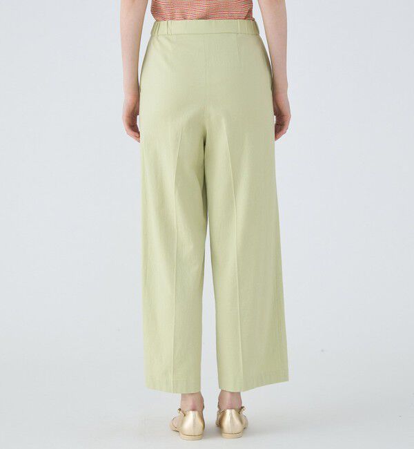 MACPHEE「コットンレーヨンリネンストレッチ ストレートパンツ」|その他|