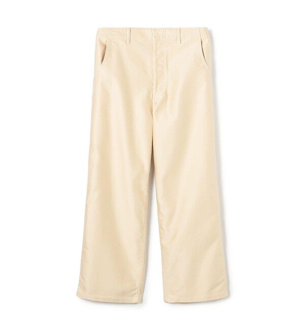 GALERIE VIE「シーアイランドコットンモールスキン ストレートパンツ」|その他|11 ホワイト