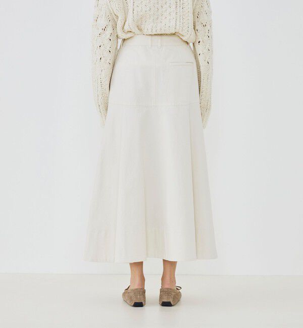 GALERIE VIE「ノンマーセライズドコットン フレアスカート」|フレア|