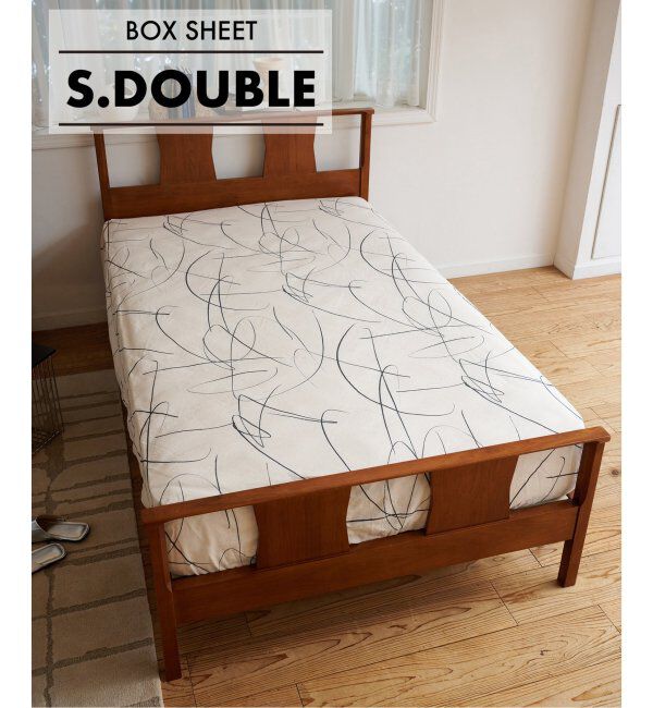 journal standard Furniture「WEATHER LINES BOX SHEET S.D　ボックスシーツ セミダブル」|その他|ナチュラル