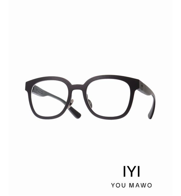 EYETHINK「YOU MAWO DAMPA.BK Optical」|メガネ|ブラック