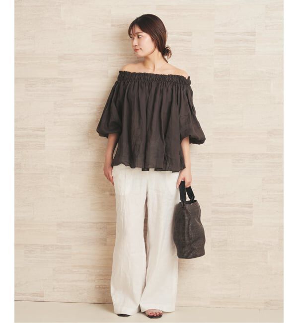 Plage「《予約》RAMY LINEN ブラウス」|シャツ・ブラウス|