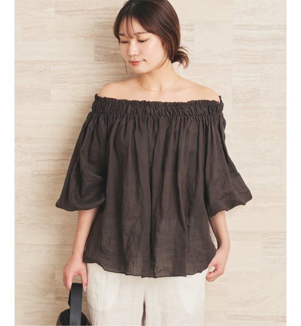 Plage「《予約》RAMY LINEN ブラウス」|シャツ・ブラウス|