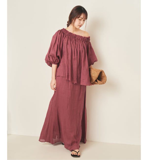 Plage「《予約》RAMY LINEN ブラウス」|シャツ・ブラウス|