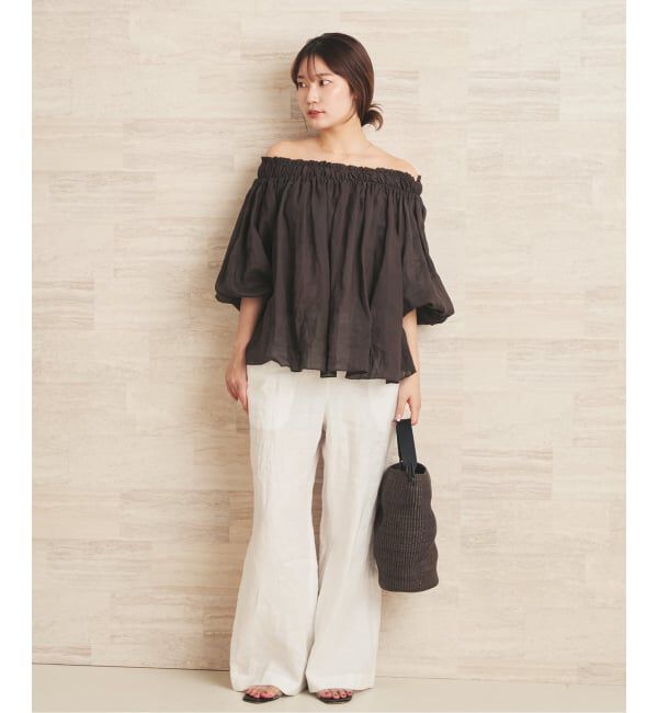Plage「《予約》RAMY LINEN ブラウス」|シャツ・ブラウス|