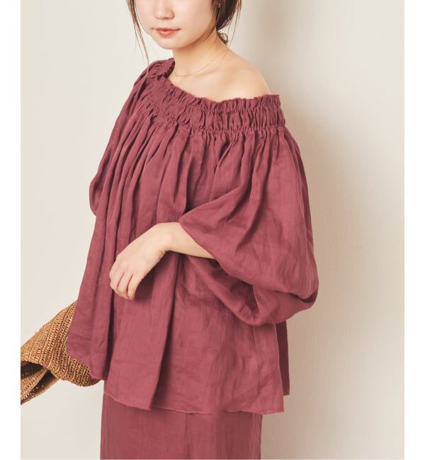 Plage「《予約》RAMY LINEN ブラウス」|シャツ・ブラウス|
