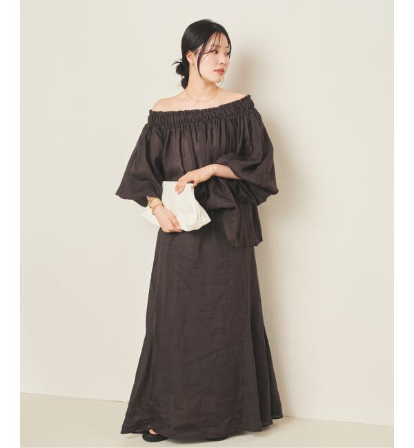 Plage「《予約》RAMY LINEN ブラウス」|シャツ・ブラウス|