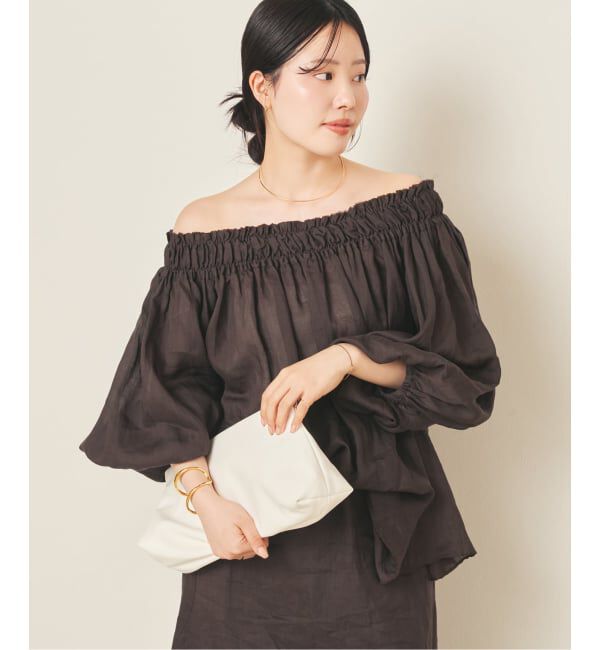 Plage「《予約》RAMY LINEN ブラウス」|シャツ・ブラウス|