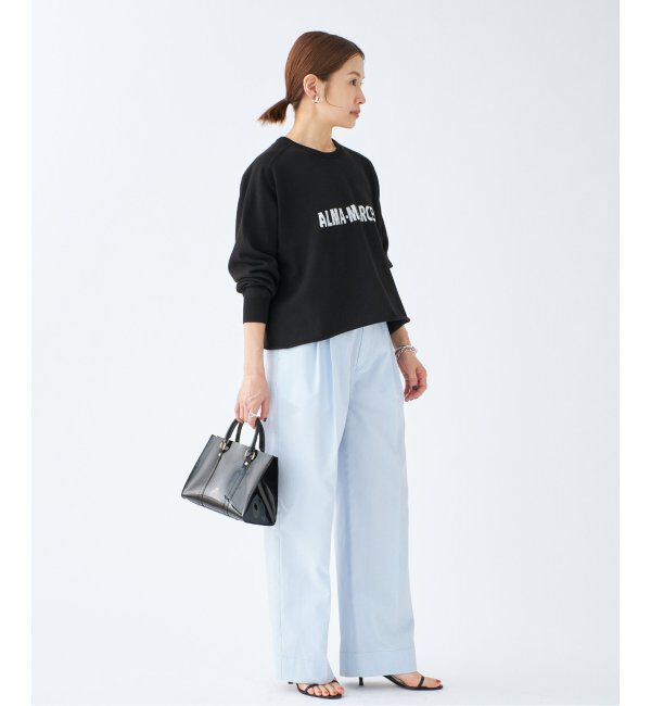 IENA「LEVITAコットン ロゴニット」|ニット・セーター|