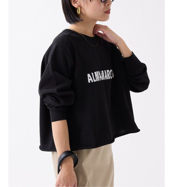 IENA「LEVITAコットン ロゴニット」|ニット・セーター|