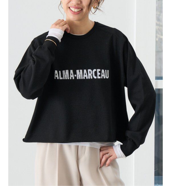 IENA「LEVITAコットン ロゴニット」|ニット・セーター|