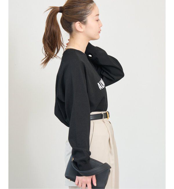 IENA「LEVITAコットン ロゴニット」|ニット・セーター|