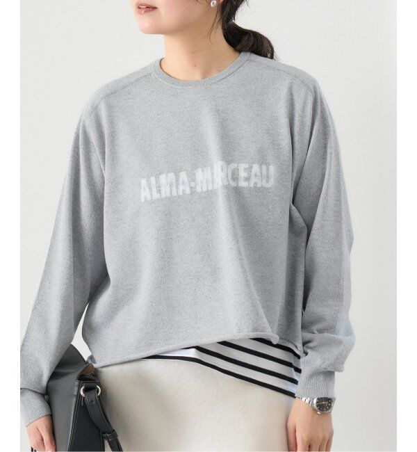 IENA「LEVITAコットン ロゴニット」|ニット・セーター|