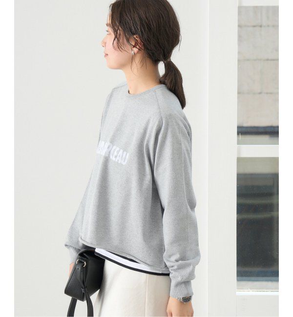 IENA「LEVITAコットン ロゴニット」|ニット・セーター|