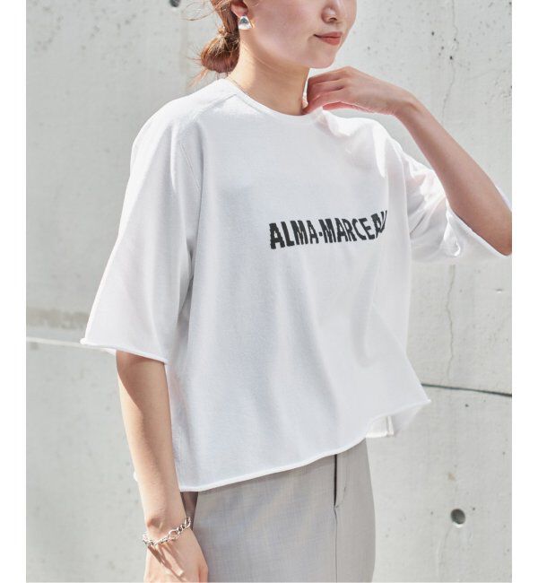 IENA「LEVITAロゴ ハーフスリーブプルオーバー」|ニット・セーター|