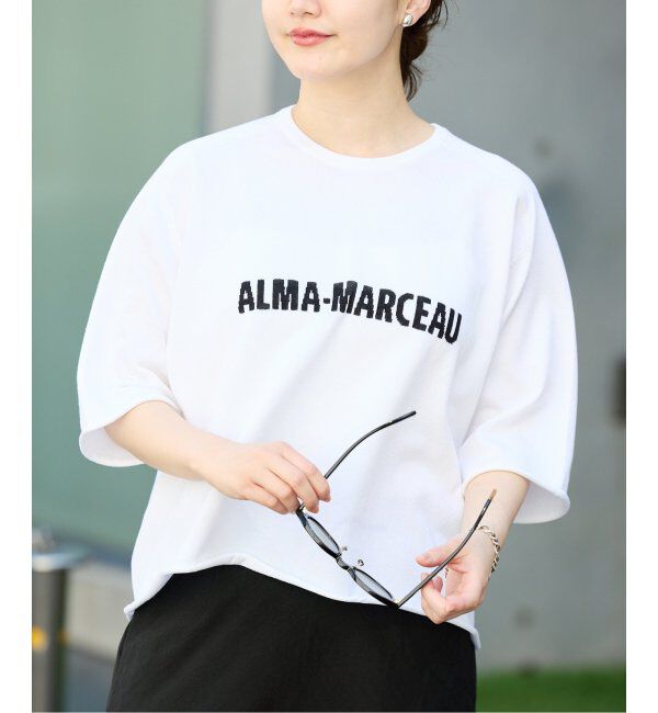 IENA「LEVITAロゴ ハーフスリーブプルオーバー」|ニット・セーター|