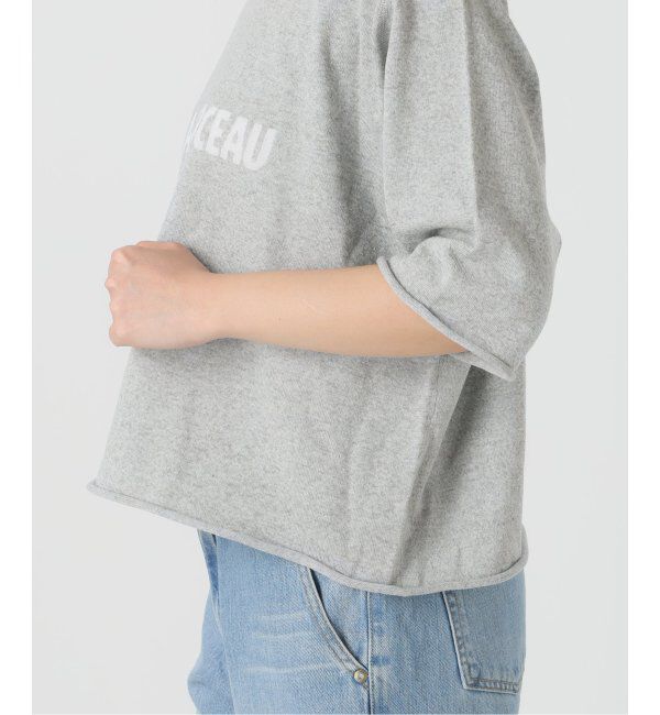 IENA「LEVITAロゴ ハーフスリーブプルオーバー」|ニット・セーター|