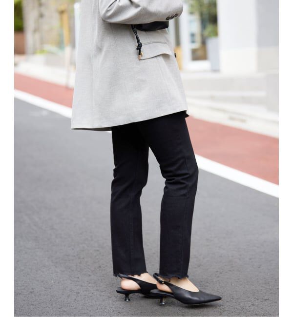 SLOBE IENA「カットオフスキニーデニム」|デニム|