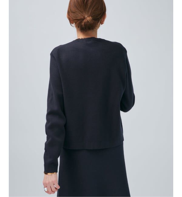 VERMEIL par iena「スムースクルーネックショートカーディガン」|カーディガン|