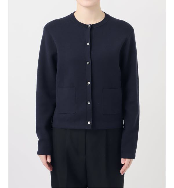 VERMEIL par iena「スムースクルーネックショートカーディガン」|カーディガン|