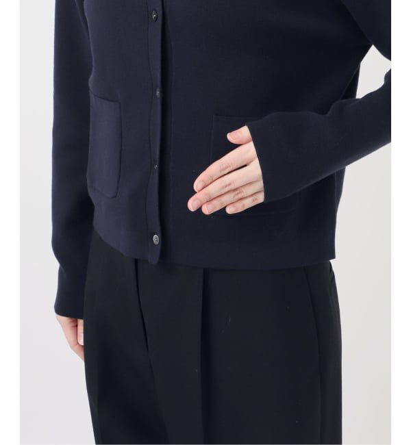 VERMEIL par iena「スムースクルーネックショートカーディガン」|カーディガン|