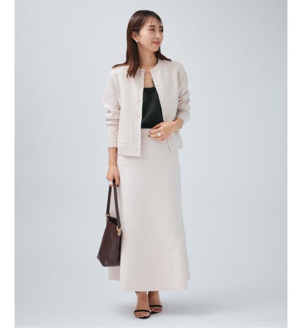 VERMEIL par iena「スムースクルーネックショートカーディガン」|カーディガン|