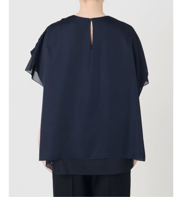 VERMEIL par iena「Spun satin レイヤードブラウス」|シャツ・ブラウス|
